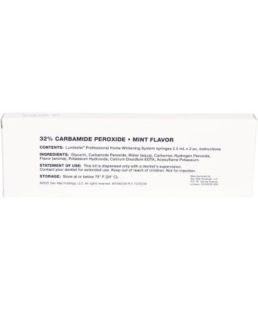 LumiBrite 32% Take-Home Whitening Gel Refill - 4 Syringes (2.5 mL) | International Shipping Available | DENMAT - Buy Online on GoSupps.com