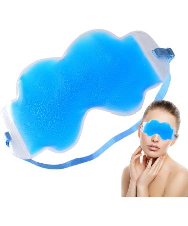 Gel Eye | Reusable Gel Eye - Transparent TPU Sleeping Aid Equipment for Home Business Business Trip Travel Car Blue - Buy Online on GoSupps.com