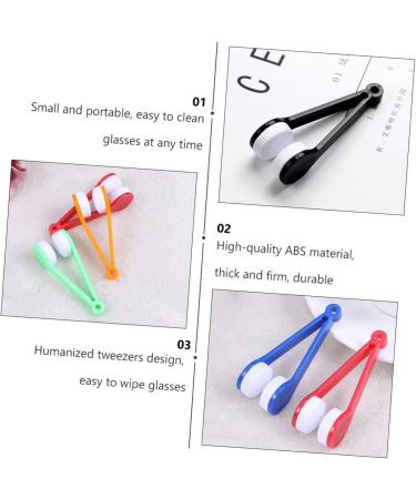 FOMIYES 4pcs Glasses Cleaning Wipe - Portable Lenses Cleaner for Eyeglasses & Sunglasses | Prevent Marks & Smudges - Random Color - Buy Online on GoSupps.com