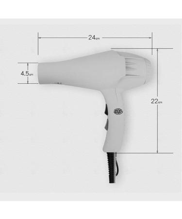 ADITAM Hair Dryer 2200W Negative Ionic Fast Dry Low Noise Hair Dryer Professional Salon Hair Dryer with Diffuser Concentrator Styling/D Double The Comfort - Buy Online on GoSupps.com