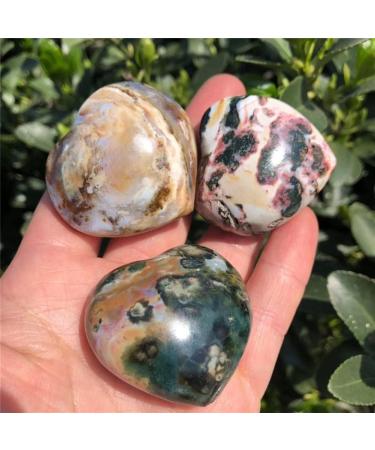 Specimen 3pc Natural Quartz Stone Crystal Heart Home DecorationStone Stone Crystal Reiki - Buy Online on GoSupps.com