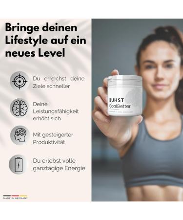 Buy Buschst Focus Booster NOOTROPIC | Energy Booster with Creatine Lion's Mane & Caffeine | Enhance Brain Power & Concentration | Fight Brain Fog - Ideal for Work & Gym - Buy Online on GoSupps.com