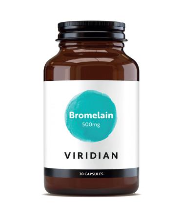 Viridian Bromelain - Digestive Enzyme - 30 x 500mg Vegicaps