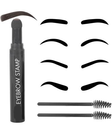 Eyebrow Stamp Shaping Kit for Eyebrow Shape with 10 Stencils and Soft Pen Easy to Use Multifunctional for Eyeshadow Hairline and Face Defects - Buy Online on GoSupps.com