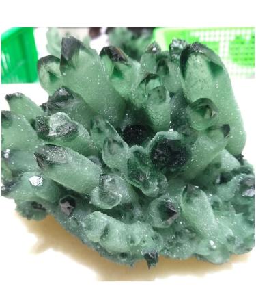 for 950g Green Ghost Phantom Quartz Crystal Cluster Specimen Full of Texture - Buy Online on GoSupps.com