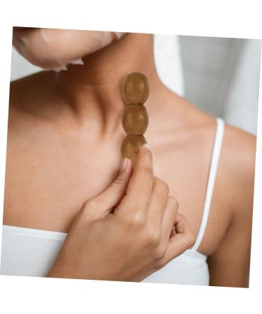 8-Piece Pearl Lymph Massage Device Set | Wooden Face Care Tools for Muscle Relief & Acupressure - Buy Online on GoSupps.com