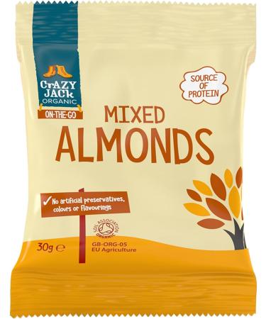 Crazy Jack organic Mixed Almonds (30g x 36 pack) 30g (36 Pack) - Buy Online on GoSupps.com