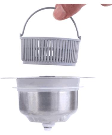 3 In 1 Sink Strainer With Upgraded Stopper Easy Filtration & Fast Draining Versatile Kitchen Sink Plug Simple Installs 3 In 1 Sink Filter - Buy Online on GoSupps.com