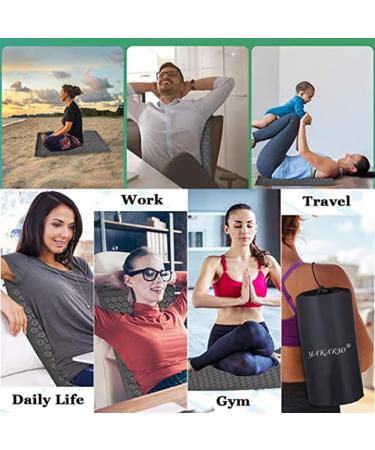 Eeyzd Set of 3 Eco-Friendly Acupressure Mats | Relaxing Foot Care Carpets for Muscle Relief Improved Sleep & Yoga - Buy Online on GoSupps.com