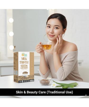 Herbs Botanica Milk Thistle Herb Seeds 100% Natural Cardo Mariano Semillas for Herbal Tea Tinctures & DIY Use Whole Milk Thistle Seeds for Grinding & Infusions 8 oz Pack - Buy Online on GoSupps.com