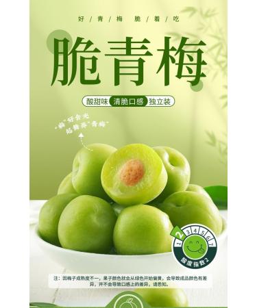 Sour and Sweet Crispy Green Plums 200g/bag Fruit Snacks Prunes Small Plums Juicy plums Sweets Preserved Fruit Dried Fruit Candy Snack Dessert Healthy Snacks Food Vegan Casual Snacks gift pack (3bag) - Buy Online on GoSupps.com