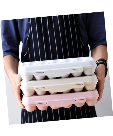 OSALADI 2pcs Storage Box Eggs Container with Lid Picnic Egg Carrier Easter Egg Tray Food Travel Shipping Box - Buy Online on GoSupps.com