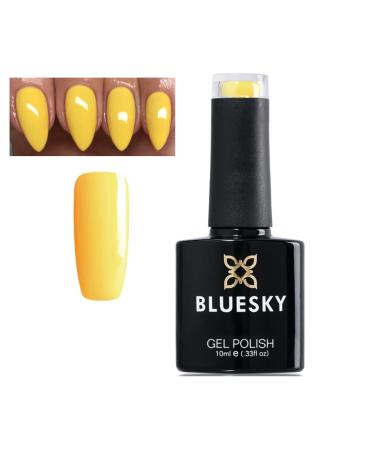 Bluesky YELLOW Pastel Bicylce Yellow A115 Nail Gel Polish UV LED Soak Off 10ml