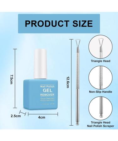 Xumann Gel Acrylic Nail Polish Remover Nail Gel Polish Remover Easily and Quickly Remove Gel Polish (15 ml) - Buy Online on GoSupps.com