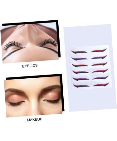 TOVINANNA 24 Pairs Glitter Eyeliner Eyelid Transfer Tape Eyeshadow Sticker Miss Hair Accessories Double Eyelid - Buy Online on GoSupps.com
