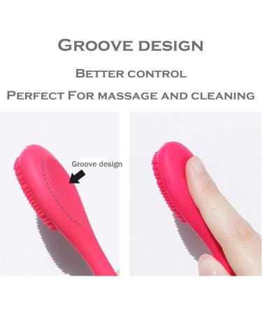 RamPula Silicone Double Head Face Mask Brush Applicator Facial Cleansing Brush Pores Cleaner Remove Blackhead scutin dead Skin Cell acne Face Massager Spatula Mud Mask DIY Cream Body Lotion - Buy Online on GoSupps.com