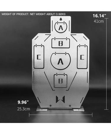 DoxiGlobal 16 Steel Shooting Target Plates for Range Practice with Rifles, Handguns & Shotguns - Ideal for Tactical Training & Airsoft - Buy Online on GoSupps.com