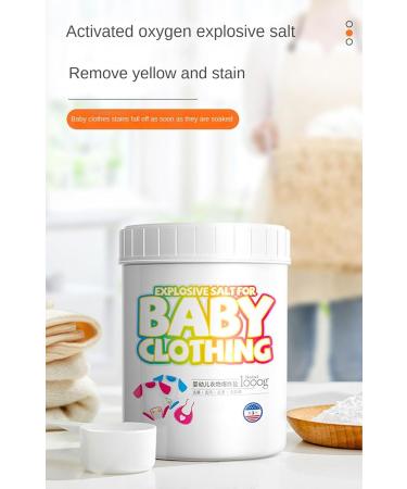 Strong stain bleach - magic powder efficient stain removal without residue to remove yellow stains to remove milk stains 1000g pack (1000) 300 g (Pack of 1) - Buy Online on GoSupps.com