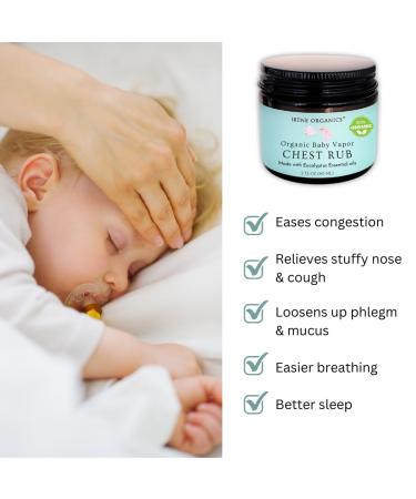 Irene Organics Baby Vapor Chest Rub Natural Eucalyptus & Lavender Balm for Babies & Kids Petroleum-Free Non-Toxic Gentle Chest Rub for Newborns & Toddlers (3 pack (Best Value)) - Buy Online on GoSupps.com