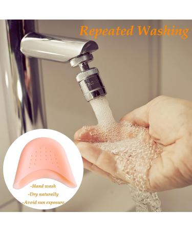 DANCEYOU Silicone Gel Ballet Toe Pads for Women - Medium-Peach (2 Styles) - High Heels & Pointe Shoes Toe Covers - Buy Online on GoSupps.com