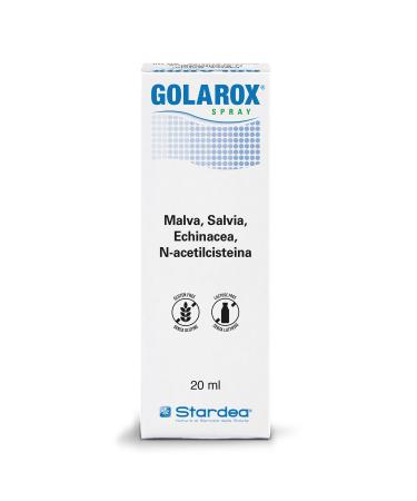 STARDEA SRL STARDEA Golarox Throat Well-Being Spray Softening and Soothing Action Suitable for Children Over 3 Years Purple Sage Eucalyptus Oil Echinacea Extract 20
