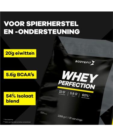 Body&Fit Whey Protein "Whey Perfection" Vanilla Ice Milkshake 898g (32 shakes) - Buy Online on GoSupps.com