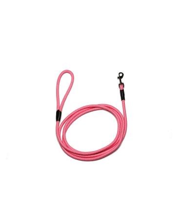 Leash - Rope leash with hand loop Basic 10mm 27 colours 7 lengths (2.00 m pink) 2.00 m pink