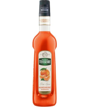 Mathieu Teisseire Mandarin Syrup for refreshing drinks cocktails and desserts 70cl bottle - Buy Online on GoSupps.com