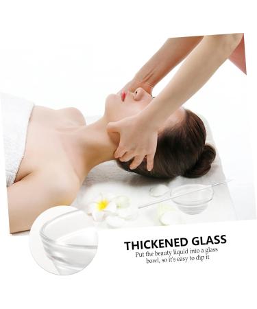 SKISUNO Beauty Facial Masks Brush Bowl Fan Applicator for Peel Makeup Cosmetic Spatula Beauty Salon Brush Butters Facial Mask Brush Body Skin Care White Aluminum Foundation Brush - Buy Online on GoSupps.com