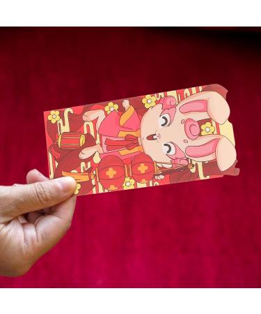 MAGICLULU 90 Pcs 2023 Red Envelope Red Envelope Chinese Rabbit Year Hong Bao 2023 Money Packets Chinese New Year Red Pocket Cash Envelope Red Wallet New Year Gift Lucky Cash Bag Paper Child As Shown 4x3pcs 16.4X8.9CMx3pcs - Buy Online on GoSupps.com