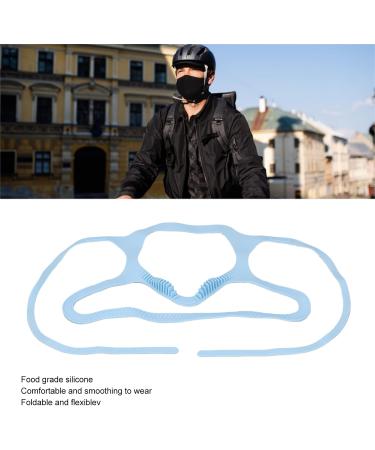 Buy Mask Holder - Silicone Anti-Fog Insert | Food Grade Foldable Flexible - 10 Pack (Blue) for Office Use - Buy Online on GoSupps.com