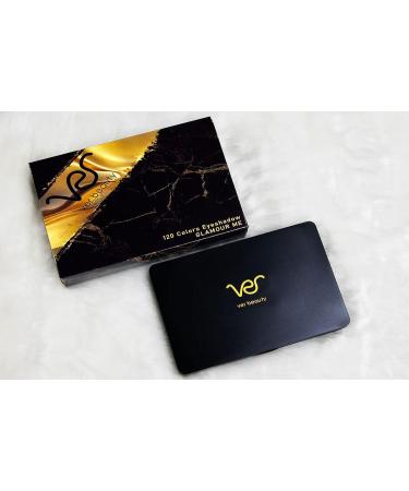 VER Modern Portable Glamour Me 120 Shimmer Matte Eyeshadows Palette | Compact Mirror Included - Buy Online on GoSupps.com