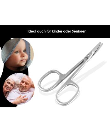 Extra Sharp Stainless Steel Nail Scissors - Rust-Free Manicure & Pedicure Tools for Men & Women - Buy Online on GoSupps.com