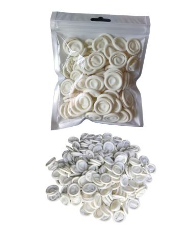 Finger cots-100pcs 200pcs Latex Rubber Protect Finger Anti Slip Anti Dirt Anti Liquid House Work Finger Protect (100)