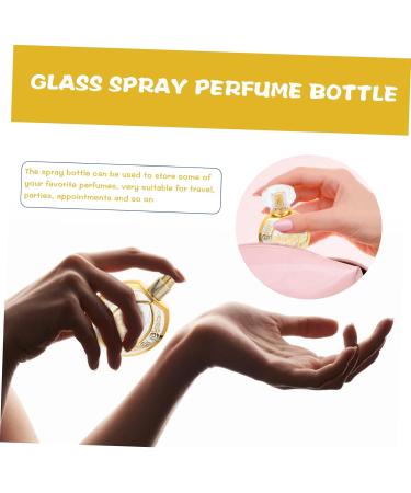 Beaupretty perfume bottle cosmetic travel containers travel perfume terrariums glass travel containers refillable fragrance Glass Sub Bottle Perfume Empty Bottle Glass Spray Bottle liquid - Buy Online on GoSupps.com