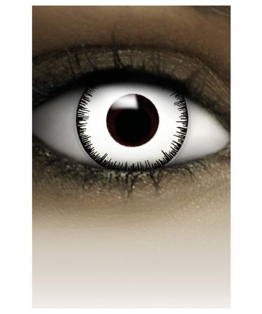 FXCONTACTS Colored Contact Lenses Halloween white VAMPIR 2 pieces (1 pair) Without prescription - Buy Online on GoSupps.com