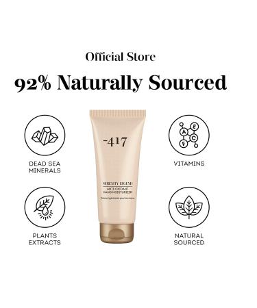 417 Dead Sea Cosmetics Anti-Aging Hand Cream | Intensive Non-Greasy Formula for Dry Cracked Skin | Essential Vitamins & Oils from the Dead Sea | 3.4 oz - Buy Online on GoSupps.com
