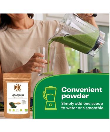 MB Superfoods - Poudre de chlorelle biologique de qualit sup rieure 200 g suppl ment de chlorelle de haute qualit pour le bien- tre base de plantes poudre de chlorelle biologique pure - Buy Online on GoSupps.com