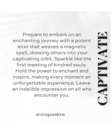 CAPTIVATE | Inspired by D. POISON | Pheromone Perfume for Women | Extrait De Parfum | Long Lasting Dupe Clone Essential Oils Fragrance | Perfume De Mujer | (100 ml / 3.4 Fl Oz) 3.4 Fl Oz (Pack of 1) - Buy Online on GoSupps.com