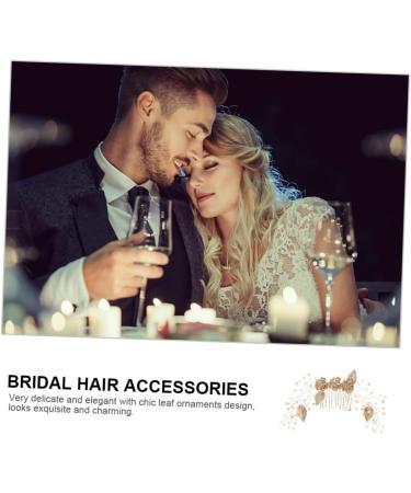 FRCOLOR Comb Bridal Womens Hair Clips Wedding Decorations for Ceremony Metal Hair Clips for Women Metal Trim Hair Decorations Hair Gems for Women Tiara Zinc Alloy Accessories Bride Crystal - Buy Online on GoSupps.com