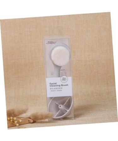 minkissy Manual Face Brush Hand Tools Brush Cleaner Tool Skincare Tool Handheld Scrubber Wash Makeup Scrubber Pore Deep Cleansing Brush Facial Brush with Holder Skin Care Brush Base Handle - Buy Online on GoSupps.com