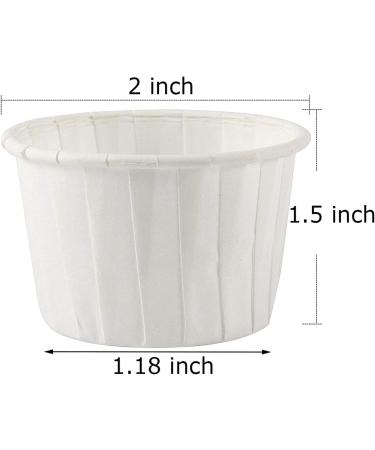 Alitaver 300 Pcs 1 oz Paper Cups - Disposable Souffle Cup for Ketchup, Condiments & Medicine - Buy Online on GoSupps.com