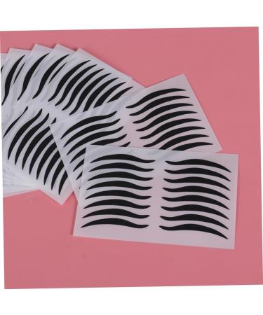 FOMIYES 80 Pairs Double Eyelid Tape Eyeshadow Eyeline Tape Sticker Temporary Eye Liner Invisible Tape Black - Buy Online on GoSupps.com