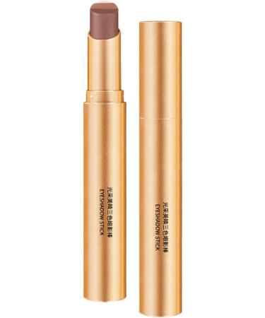 Shimmering eyeshadow stick - Cream eyeshadow stick 3-color gradient eyeshadow waterproof for women men adults and families - Buy Online on GoSupps.com