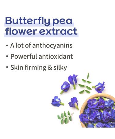 ONGREDIENTS Butterfly Pea Cleansing Ball - Natural Face Soap Bar & Jelly Ball Cleanser | 3.8 Oz Eco-Friendly Skincare - Buy Online on GoSupps.com