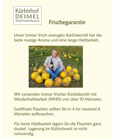 Buy Award-Winning Styrian Pumpkin Seed Oil G.G.A. - 500ml Can - Authentic Austrian Flavor - International Shipping Available - Buy Online on GoSupps.com