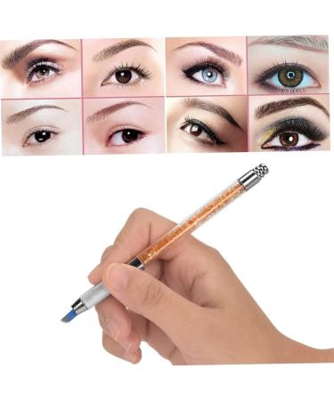  Angoily Angoily 1 Pc Crystal Embroidery Pen Brown Eye Makeup Microblading Eyebrow Pen Eyebrow Pencil Tattoo Supplies Embroidered Blade - Buy Online on GoSupps.com