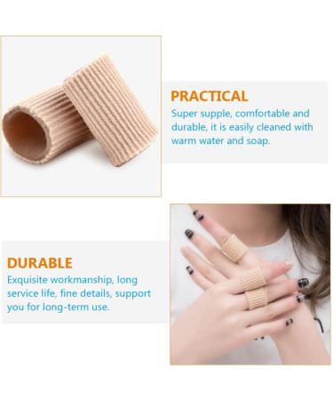 10PCS Toe Tubes Sleeves for Bunion Relief and Toe Protection - 3 Sizes - Buy Online on GoSupps.com