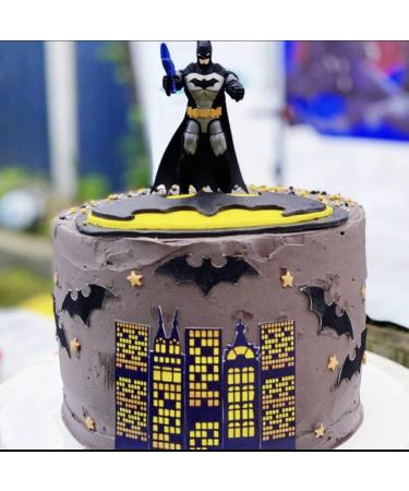 20x Pre-cut Standing Sky Scrapers Superhero Building Small Edible Thick Wafer Standing Cupcake Toppers Birthday Party Cake Decorations - Buy Online on GoSupps.com