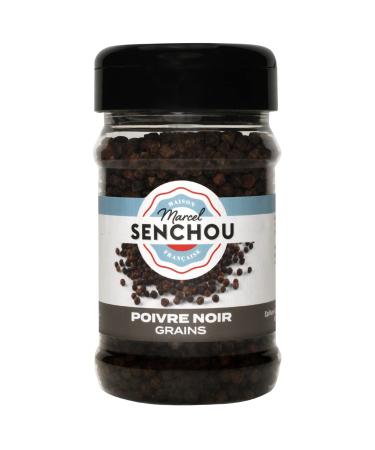MARCEL SENCHOU - Black Peppercorns 150g in Tube - Spice Rich in Taste - Authentic Flavor Preserved - Ideal for All Your Small Dishes - Recipe Developed in France